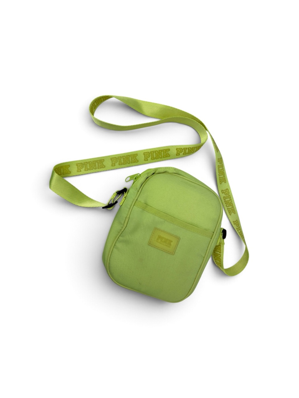 PINK Victoria's Secret Neon Lime Crossbody Messenger Bag